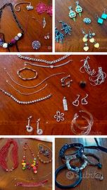 Set gioielli di bigiotteria vintage/anni 90