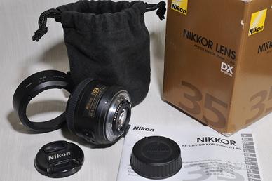 Nikon AF-S DX 35 mm f/1.8G per Aps-c NO full frame