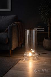 Lampada design vetro trasparente moderna minimal