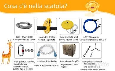 Slackline Zipline