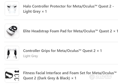 accessori Oculus Meta Quest 2 VRCOVER
