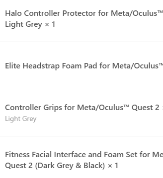 accessori Oculus Meta Quest 2 VRCOVER
