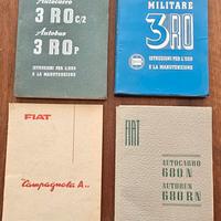 Libretti uso manutenzione d'epoca 