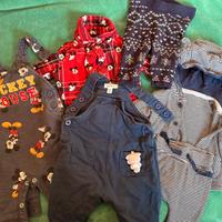 Lotto di 6 pezzi neonato 0/3 mesi