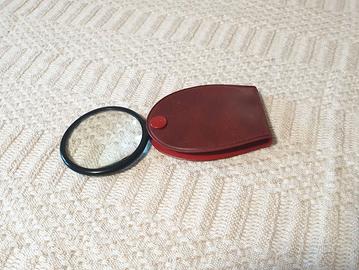Lente d'ingrandimento tascabile vintage anni '60