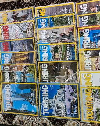 Lotto 24 riviste consecutive Touring Club 