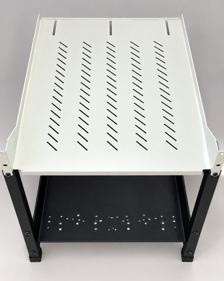 Mobile porta Rack con ripiani