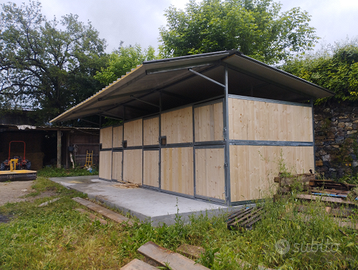 Box capannine portaballoni per cavalli