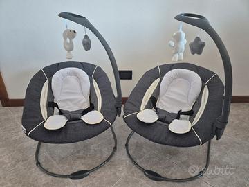 Coppia di Sdraiette Hauck Bouncer – come nuove!