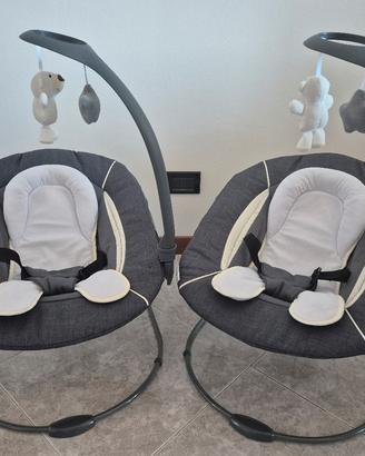 Coppia di Sdraiette Hauck Bouncer – come nuove!