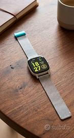 Smartwatch donna coioc cinturino milanese argento