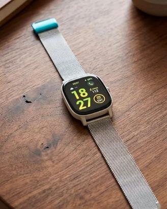 Smartwatch donna coioc cinturino milanese argento