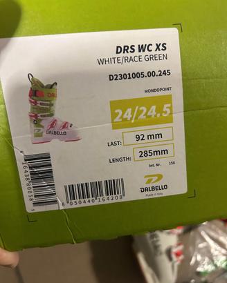 scarponi dalbello DRS WC Xs  24/24.5