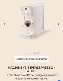 Macchina caffe Illy Y3.3 + capsule