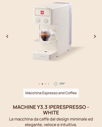 Macchina caffe Illy Y3.3 + capsule