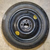 Ruotino 4 Fori + Gomma Michelin 125-80 R15 NUOVO!!