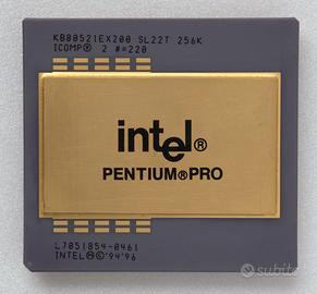 Processore Intel PENTIUM PRO 200+ RETRO COMPUTER +