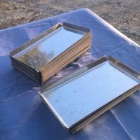 Vassoi rettangolari in acciaio inox