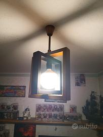 Lampadario artigianale in ferro su ordinazione