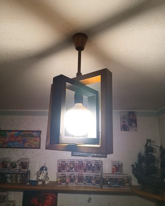 Lampadario artigianale in ferro su ordinazione