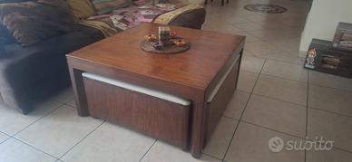 Tavolo Roche Bobois con sbagelli a scomparsa