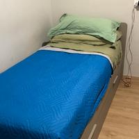 Letto singolo con letto estraibile