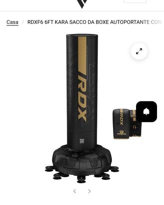  SACCO DA BOXE AUTOPORTANTE RDX F6 6FT KARA