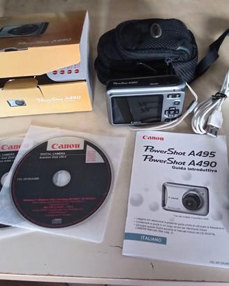 Canon PowerShot A490 Full Set Scatola SD 512MB Y2K