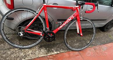 Bici da corsa in carbonio de vinci taglia l