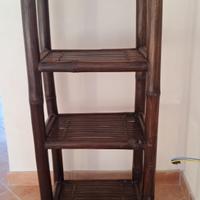 Libreria scaffale in bambù 