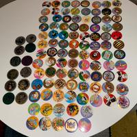 Lotto 110 Pogs Tazos anni 90 originali