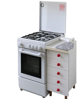 Blocco cucina fuochi e forno Regal 50x50