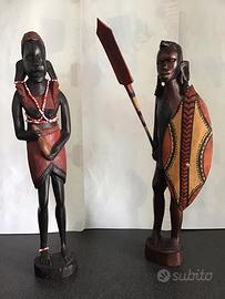 Statue Masai del 1980