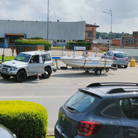 Barca open 7 posti con carrello 25 / 50 cv