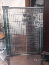 Cancello e rete per recinzione esterna