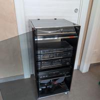 Impianto Stereo Vintage Hitachi + Giradischi HT-7