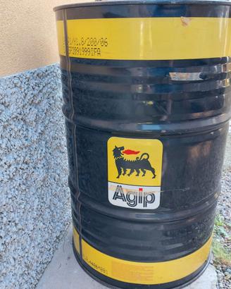 Agip fusto vintage arredamento industriale