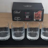 6 Bicchieri Whisky Tumbler Luigi Bormioli Bach DOF