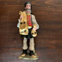 Statuetta terracotta pastore Sardo vintage