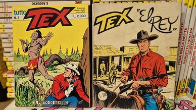 Tex Willer circa 400 albi, originali e ristampe