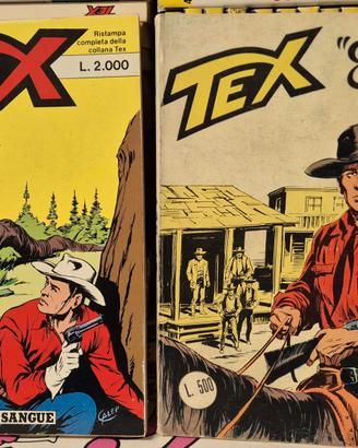 Tex Willer circa 400 albi, originali e ristampe