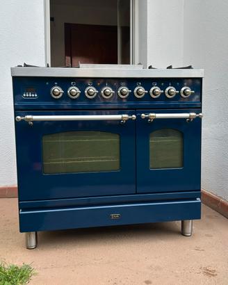 Gruppo Cottura Ilve 90 cm con doppio forno elettri