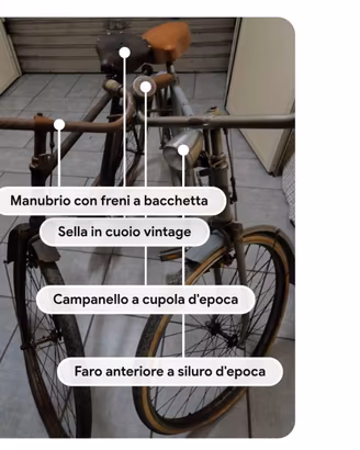 2 Bici d'epoca con freni a bacchetta