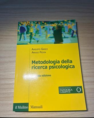 Metodologia della ricerc psicologica -2^Edizione