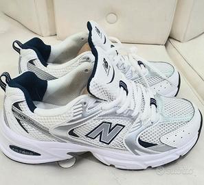 New Balance 530 Bianche e Blu 42 Nuove Originali