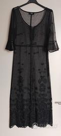 ABITO IN PIZZO NERO  TG.40