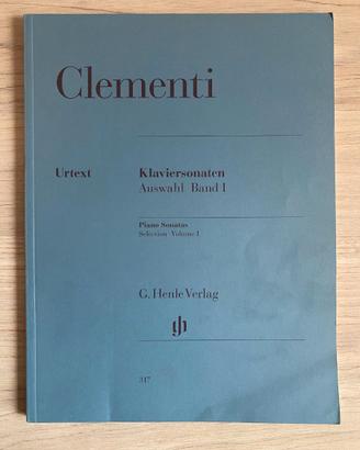Clementi Piano Sonatas Vol 1 - Urtext (spartiti)