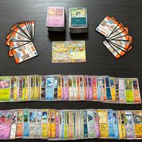 Lotto 300 carte Pokemon Scintille Folgoranti