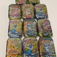 Pokemon mini tin evoluzioni prismatiche sealed