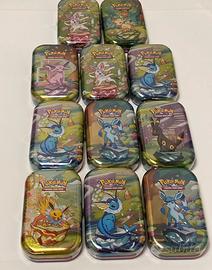 Pokemon mini tin evoluzioni prismatiche sealed